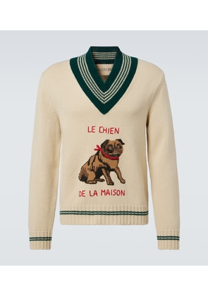 Valentino Wool jacquard sweater
