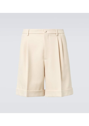 Valentino Wool gabardine Bermuda shorts
