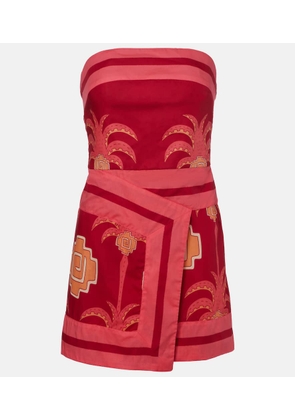 Johanna Ortiz Raiz printed cotton minidress
