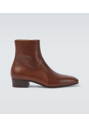 Valentino Garavani VLogo leather ankle boots