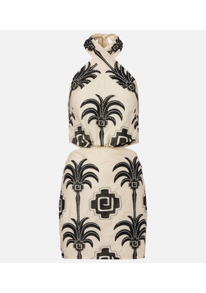 Johanna Ortiz Pintaderas embroidered minidress