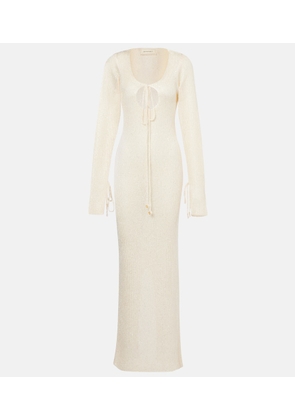 Bananhot Kyle sequined knitted maxi dress