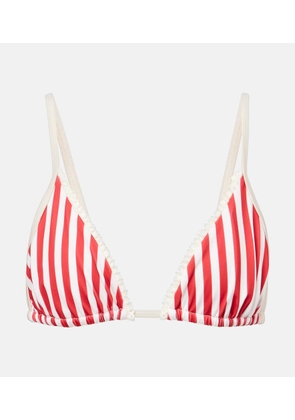 Bananhot Candy striped triangle bikini top