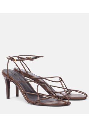 Khaite Loulou 75 leather sandals