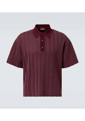 Missoni Zigzag cotton-blend polo shirt