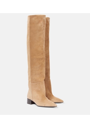 Khaite Andee 40 suede over-the-knee boots