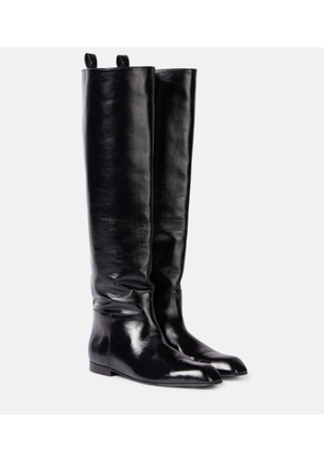 Khaite Colt leather knee-high boots