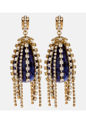 Chloe Crystal-embellished drop earrings