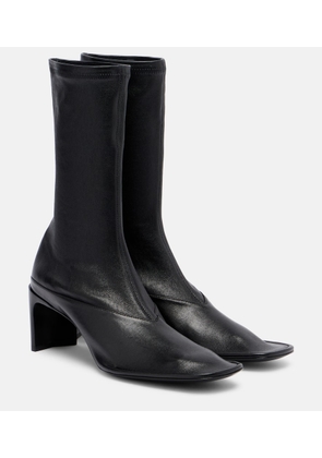 Jil Sander Trunk leather mid-calf boots
