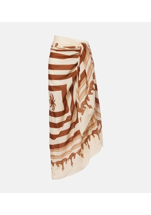 Johanna Ortiz Cotton printed beach cover-up
