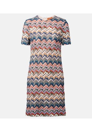 Missoni Zigzag lame minidress