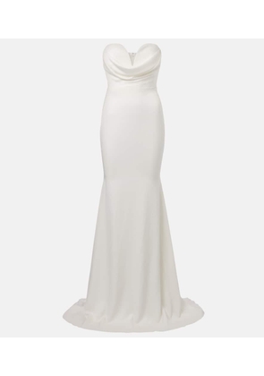 Alex Perry Bridal crepe satin gown