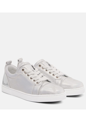 Christian Louboutin Louise Orlato metallic leather sneakers