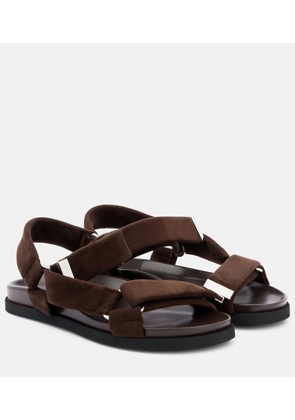 The Attico Salinas suede sandals
