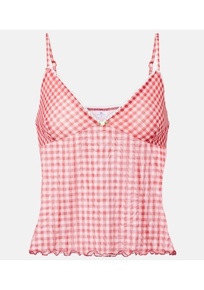 Bananhot Solay gingham tank top
