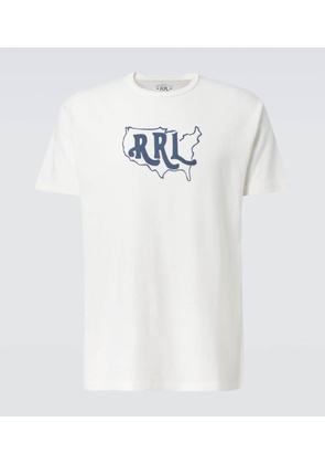 RRL Printed cotton and hemp T-shirt