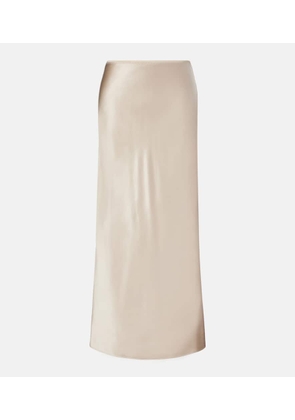 Joseph Isaak silk satin maxi skirt