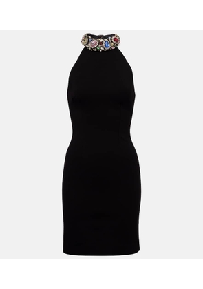 Area Crystal-embellished minidress