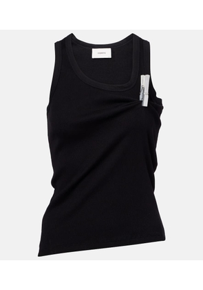 Coperni Washing Clip cotton jersey tank top