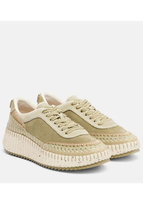 Chloe Nama suede sneakers