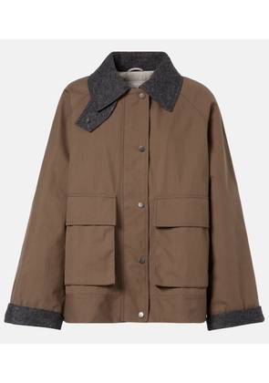 Brunello Cucinelli Cotton-blend jacket