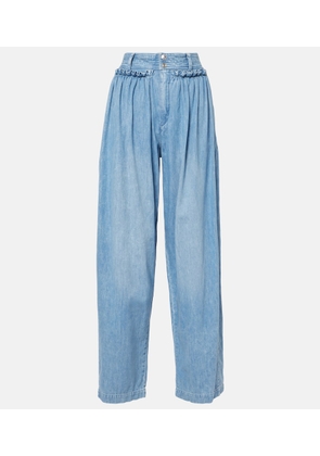 Isabel Marant Inaya high-rise wide-leg jeans
