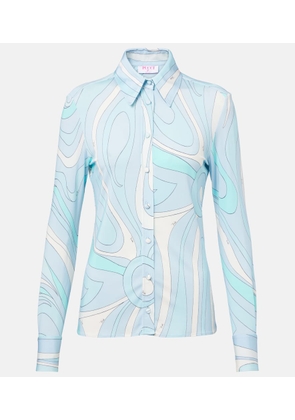 Pucci Marmo satin jersey shirt