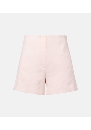 Veronica Beard Jazmin high-rise linen-blend shorts