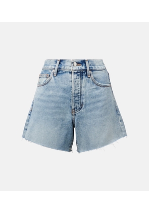 Veronica Beard High-rise denim shorts