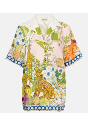 Alemais Hazel printed linen shirt