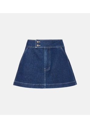 Veronica Beard Bowen denim miniskirt