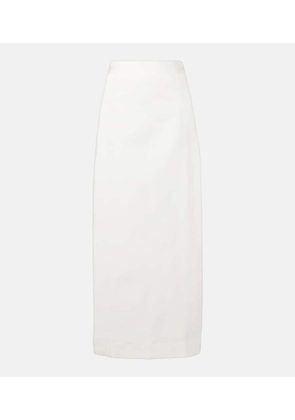 Adriana Degreas Cotton-blend maxi skirt