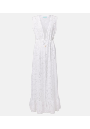 Melissa Odabash Tessa embroidered floral beach dress