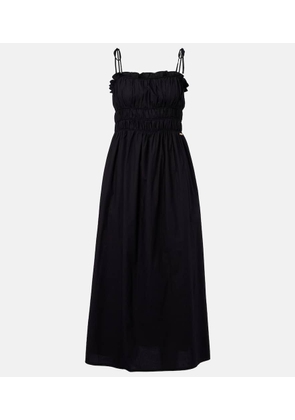Melissa Odabash Ophelia smocked cotton midi dress