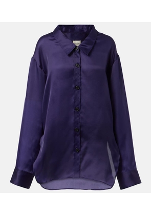 Khaite Herschel silk organza shirt