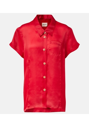 Khaite Keefe silk organza shirt