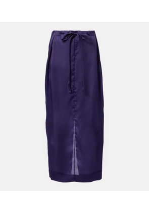 Khaite Chenton silk organza maxi skirt