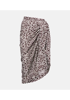 Melissa Odabash Pareo printed beach cover-up