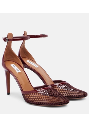 Alaia 90 fishnet pumps