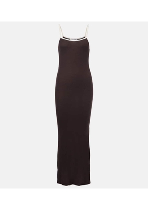 Aya Muse Jersey slip dress