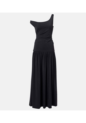 Rohe One-shoulder plisse maxi dress