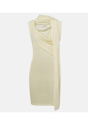 Aya Muse Draped scarf-detail minidress