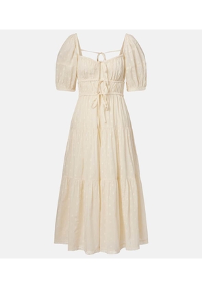 Ulla Johnson Palma gathered cotton maxi dress