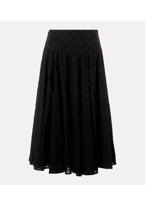 Ulla Johnson Luisa cotton dobby midi skirt