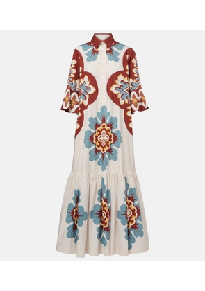 La DoubleJ Artemis printed cotton shirtdress