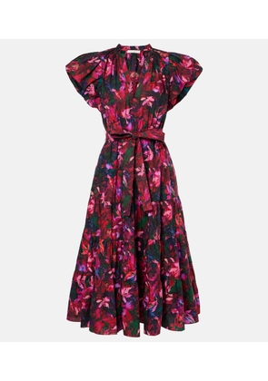 Ulla Johnson Ottilie floral cotton midi dress