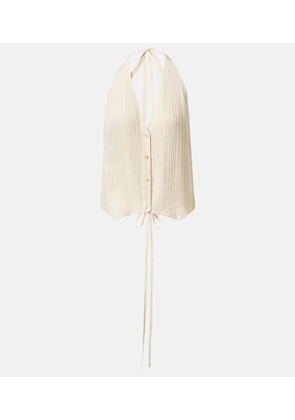 Joseph Suez pleated halterneck vest