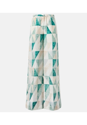 Joseph Thoresby printed silk wide-leg pants