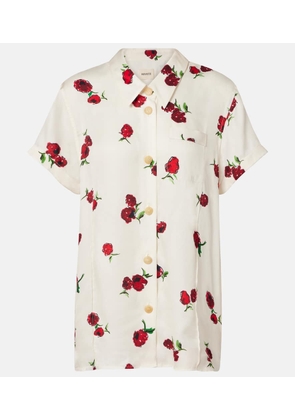 Khaite Keefe printed twill shirt