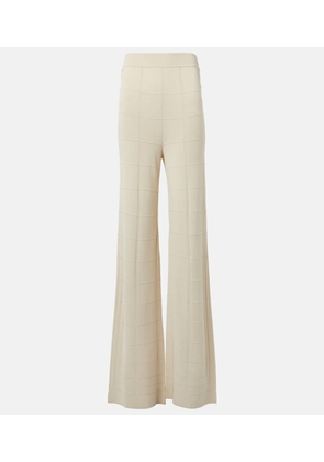 Joseph Knitted high-rise flared pants
